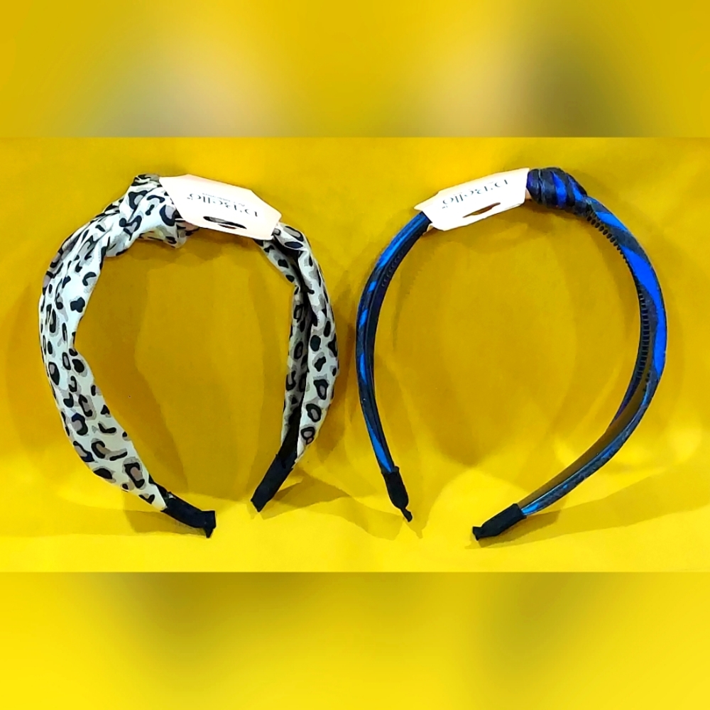 SET OF 2 D’BELLO HEADBANDS